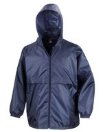 Result Core Leichte wasserdichte Outdoor-Jacke mit Kapuze – Navy
