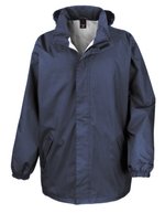 Result Core Wasserabweisende Midweight Jacke mit Kapuze – Navy