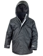 Result Core Junior Winter Parka wasserdicht mit Fleece – Black