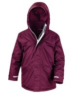 Result Core Junior Winter Parka wasserdicht mit Fleece – Burgundy