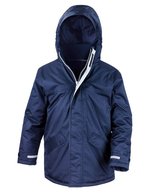Result Core Junior Winter Parka wasserdicht mit Fleece – Navy