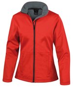 Result Core Softshell Jacke mit Fleece-Innenfutter für Damen, Black S, RT209F – Bild 3