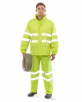 Result Safe-Guard High-Visibility Waterproof Suit Stormdri, Fluorescent Yellow S, RT216 – image 2