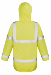 Result Safe-Guard High-Visibility Motorway Coat mit Kapuze, Fluorescent Orange S, RT218X – Bild 4