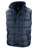 Result Core Wasserabweisende Hooded Gilet mit Kapuze, Black M, RT223 – Navy