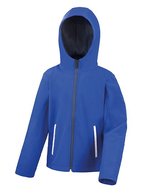 Result Core Junior TX Performance Softshell Jacke, Black/Grey L (9-10), RT224J – Royal/Navy