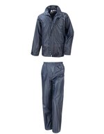 Result Core Regenjacke mit Kapuze, Black M, RT225X – Blu navy