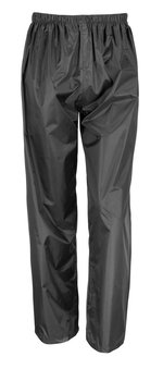 Result Core Wasserdichte Regenhose mit verstellbarem Beinabschluss, Black S, RT226 – Bild 3