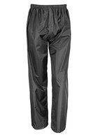 Result Core Wasserdichte Regenhose mit verstellbarem Beinabschluss – Black