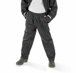Result Core Wasserdichte Kinder Regenhose mit Druckknöpfen, Black XS (3-4), RT226J – Bild 1