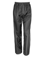 Result Core Wasserdichte Kinder Regenhose mit Druckknöpfen – Black