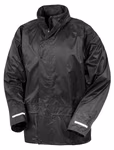 Result Core Wasserdichte Herren-Regenjacke mit Kapuze, Navy S, RT227 – Bild 3