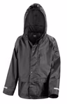 Result Core Veste de pluie junior avec revêtement PVC, Black L (9-10), RT227J – image 3