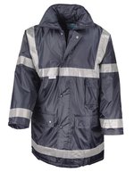 Result Work-Guard Management Coat mit wärmendem Futter – Navy