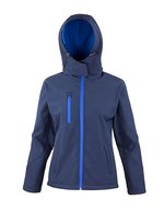 Result Core Drei-Lagen Softshell-Jacke mit Kapuze – Navy/Royal