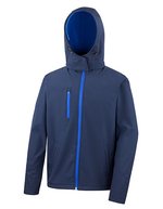 Result Core Softshell Jacke mit Kapuze für Herren – Navy/Royal