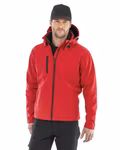 Result Core Softshell Jacke mit Kapuze für Herren, Navy/Royal S, RT230M – Bild 6