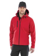 Result Core Softshell Jacke mit Kapuze für Herren, Navy/Royal S, RT230M – Bild 6