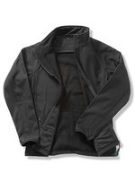 Result Core Bedruckbare Softshell-Jacke mit Microfleece – Black/Black