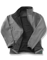 Result Core Bedruckbare Softshell-Jacke mit Microfleece – Charcoal/Black