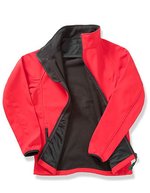 Result Core Bedruckbare Softshell-Jacke mit Microfleece, Navy/Navy S, RT231 – Red/Black