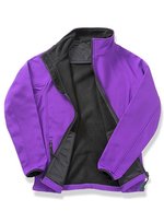 Result Core Softshell-Jacke mit Microfleece-Futter für Damen, Navy/Royal XL, RT231F – Purple/Black