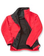 Result Core Softshell-Jacke mit Microfleece-Futter für Damen, Navy/Royal XL, RT231F – Red/Black