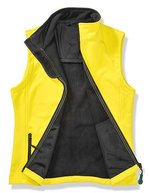 Result Core Printable Soft Shell Bodywarmer Black/Black S (RT232) – Yellow/Black