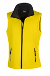 Result Core Women´s Printable Soft Shell Bodywarmer Yellow/Black XS (RT232F), RT232F – image 3
