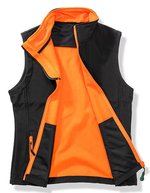 Result Core Soft Shell Bodywarmer mit Ziernähten für Damen – Black/Orange