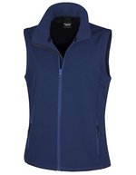 Result Core Soft Shell Bodywarmer mit Ziernähten für Damen – Navy/Navy