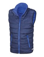 Result Core Junior Soft Padded Bodywarmer mit Reflektoren – Navy/Royal