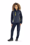 Result Genuine Recycled Recycelte Softshell Jacke mit Stehkragen, Black/Orange XXL, RT237 – Bild 3