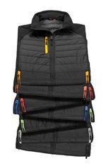 Result Genuine Recycled Recycled Compass Softshell Weste Herren, Black/Grey S, RT238 – Bild 5