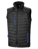 Result Genuine Recycled Recycled Compass Softshell Weste Herren, Black/Grey S, RT238 – Nero/Reale