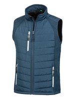 Result Genuine Recycled Recycled Compass Softshell Weste Herren, Black/Grey S, RT238 – Blu navy/Grigio