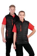 Result Genuine Recycled Recycled Compass Softshell Weste Herren, Black/Grey S, RT238 – Bild 7