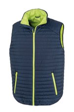 Result Genuine Recycled Recycled Thermoquilt Gilet mit Kinnschutz, Black/Black XS, RT239 – Bild 3