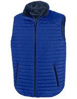 Result Genuine Recycled Recycled Thermoquilt Gilet mit Kinnschutz, Black/Black XS, RT239 – Royal/Navy