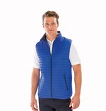 Result Genuine Recycled Recycled Thermoquilt Gilet mit Kinnschutz, Black/Black XS, RT239 – Bild 5