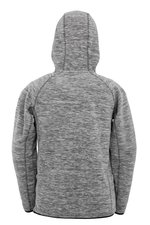 SPIRO Microfleece Hoodie mit Reißverschluss für Herren, Marl Grey/Black S, RT245M – Bild 4