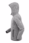 SPIRO Microfleece Hoodie mit Reißverschluss für Herren, Marl Grey/Black S, RT245M – Bild 5