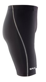 SPIRO Junior Bodyfit Shorts mit Kontrastnaht, Black L (10-12), RT250J – Bild 5