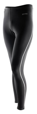 SPIRO Bodyfit Funktions-Leggings mit Quick Dry, Black M/L, RT251M – Bild 3