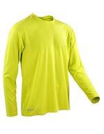 SPIRO Quick-Dry Shirt mit Kragen für Herren – Lime