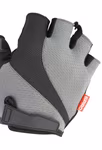 SPIRO Fingerless Bikewear Gloves with Velcro Closure, Grey/Black S, RT257 – image 3