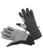 SPIRO Sportliche Langfingerhandschuhe mit Grip – Black/Grey