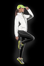 SPIRO Hi-Vis Jacke mit reflektierenden Details, Neon White XS, RT266 – Bild 1