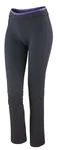 SPIRO Fitnesshosen mit Quick Dri-Material für Damen, Sport Grey Marl/Hot Coral L (14), RT275F – Bild 3