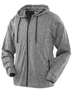 SPIRO Damenjacke mit Kapuze und Reißverschluss, Marl Grey L, RT277F – Bild 2